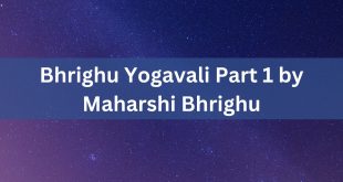 Bhrighu Yogavali Part 1 by Maharshi Bhrighu