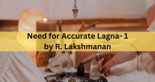 Need for Accurate Lagna- 1 by R. Lakshmanan