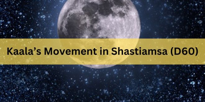 Kaala’s Movement in Shastiamsa (D60)