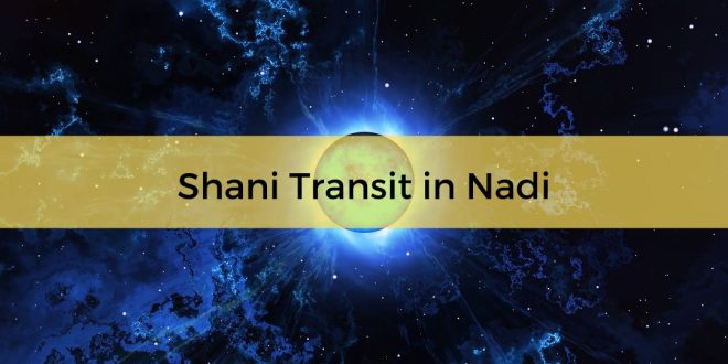 Shani Transit in Nadi