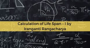 Calculation of Life Span – I by Iranganti Rangacharya