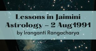 Lessons in Jaimini Astrology - 2