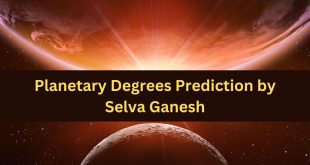 Planetary Degrees Prediction by Selva Ganesh