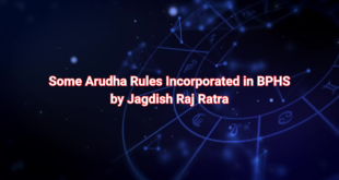 Some Arudha Rules Incorporated in BPHS