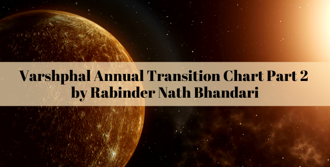 Varshphal Annual Transition Chart Part 2